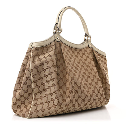Gucci Monogram Large Sukey Tote Off White 3 of 10