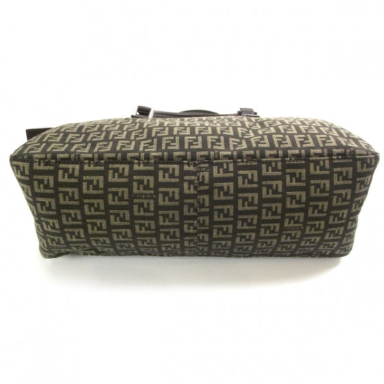 Fendi Zucchino Satchel Brown 4 of 11