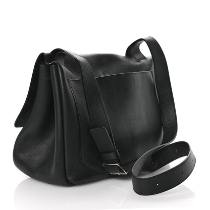 The Row Calfskin Small Mail Bag Black 3 of 9