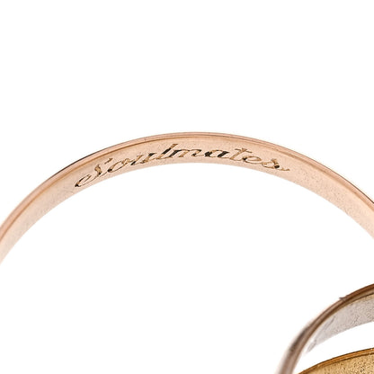 Cartier 18K Pink Yellow White Gold Small Trinity Ring 56 7.5 5 of 6