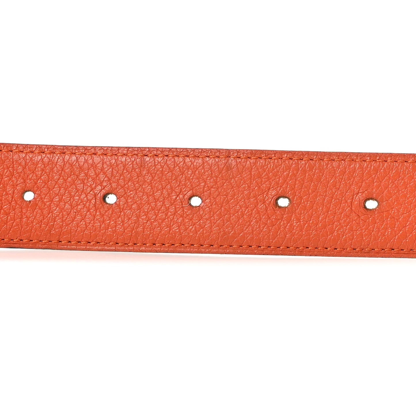 Box Togo 32mm Strie H Belt 85 34 Chocolate Orange