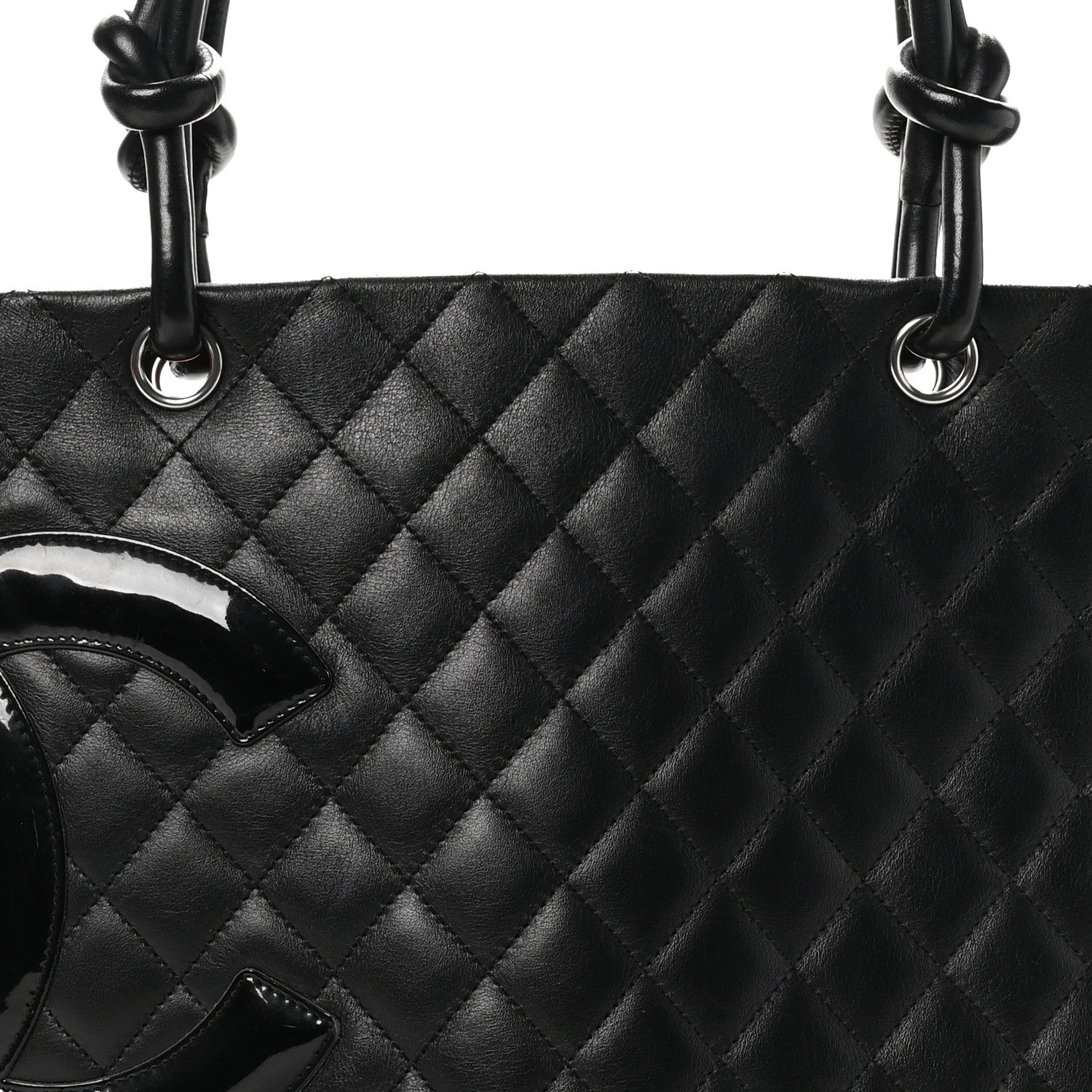 Chanel Calfskin Quilted Large Cambon Tote Black 8 of 10