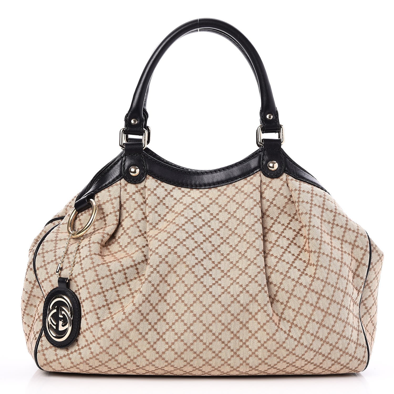 Gucci Diamante Medium Sukey Tote Black 1 of 7
