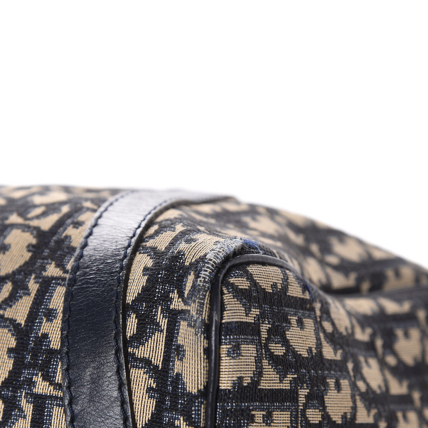 Christian Dior Monogram Boston Navy Blue 18 of 19