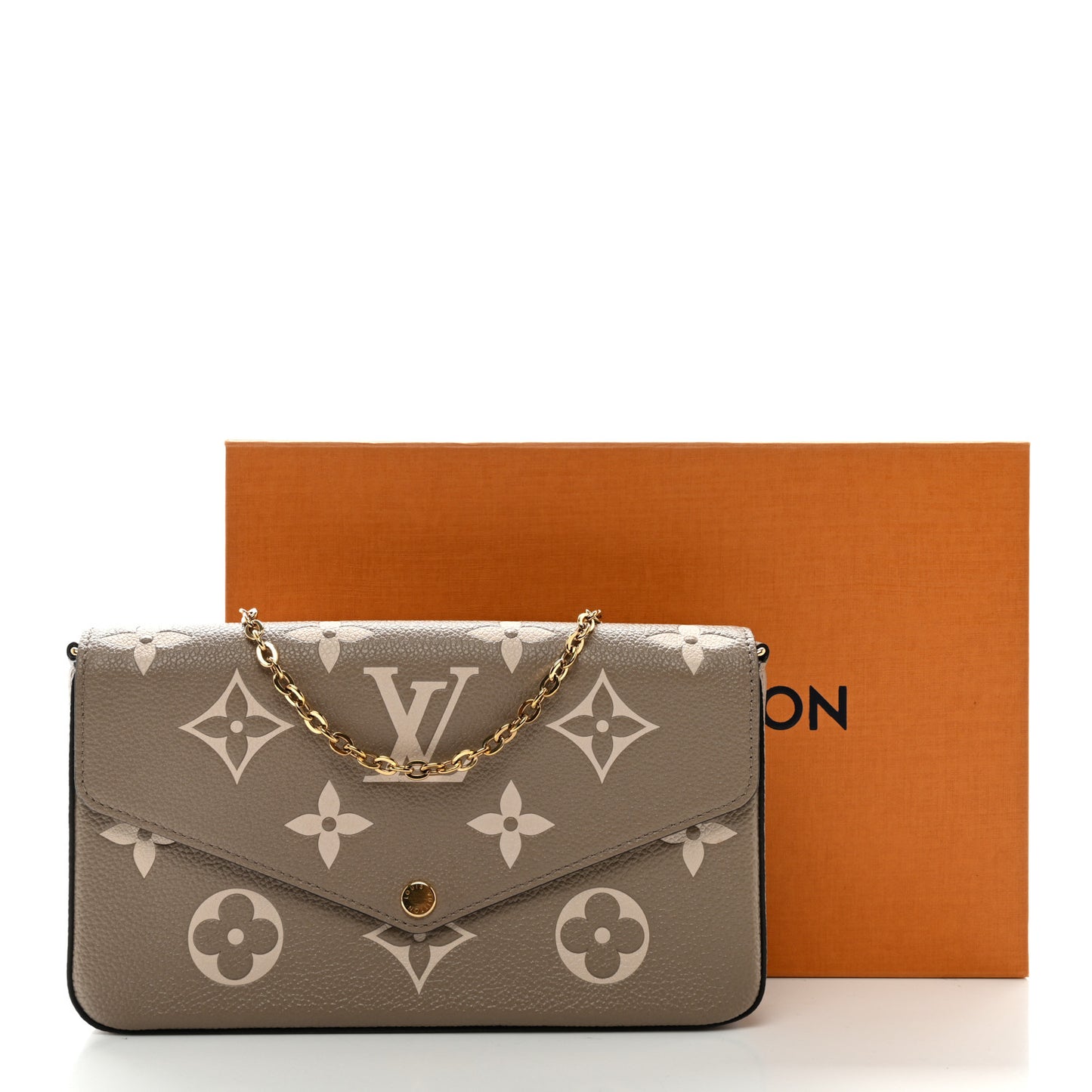 Empreinte Monogram Giant Felicie Pochette Tourterelle Creme
