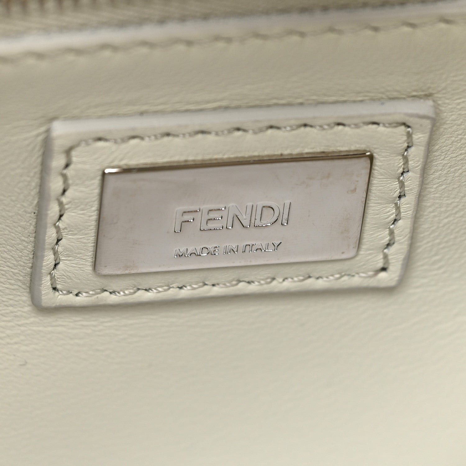 Fendi Nappa Colorblock Mini Peekaboo Iconic Satchel Soap Amazzonia Opal 7 of 15