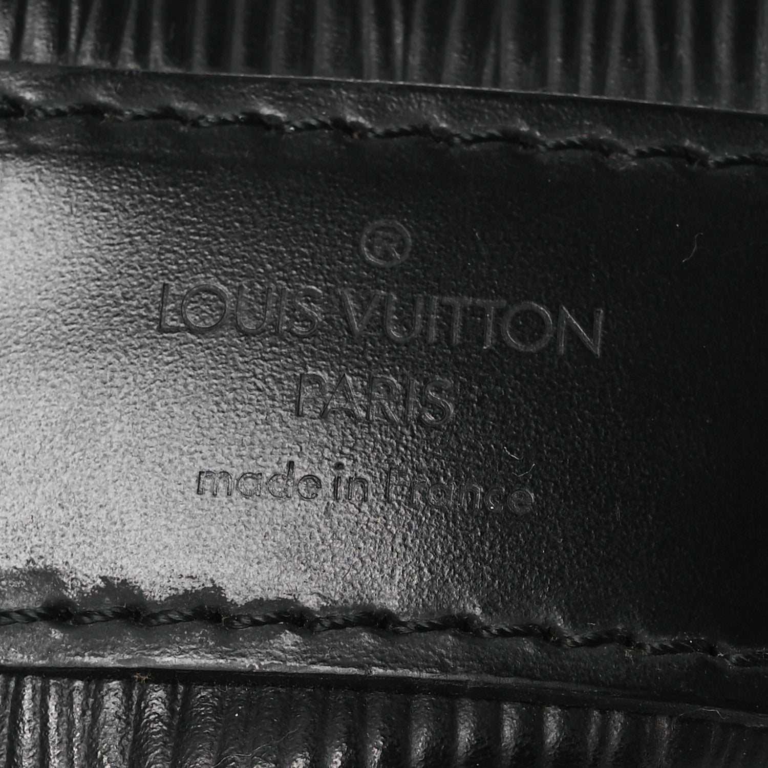 Louis Vuitton Epi Sac D'epaule Black 6 of 12