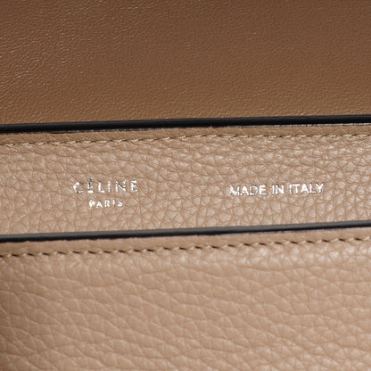 Celine Drummed Calfskin Suede Medium Trapeze Dune 6 of 7