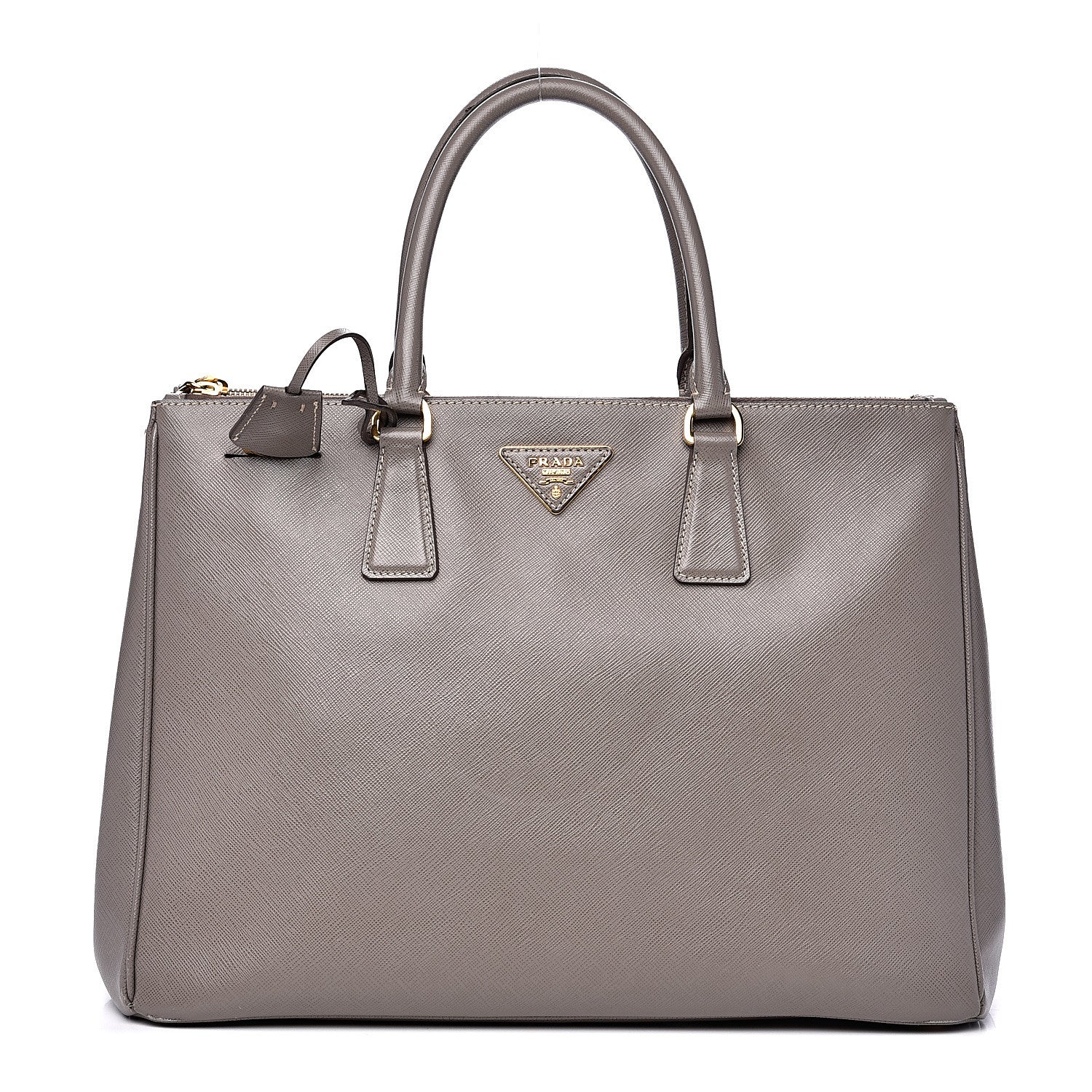 Prada Saffiano Large Galleria Double Zip Tote Argilla 1 of 16