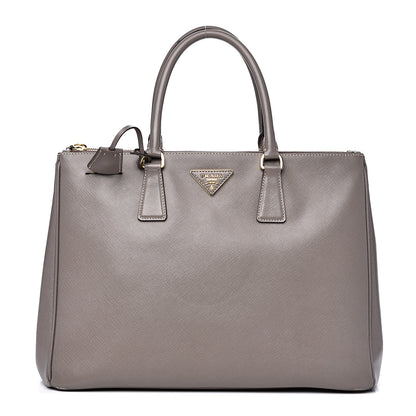 Prada Saffiano Large Galleria Double Zip Tote Argilla 1 of 16