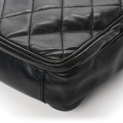 Chanel Lambskin Quilted CC Shoulder Bag Navy 10 of 10