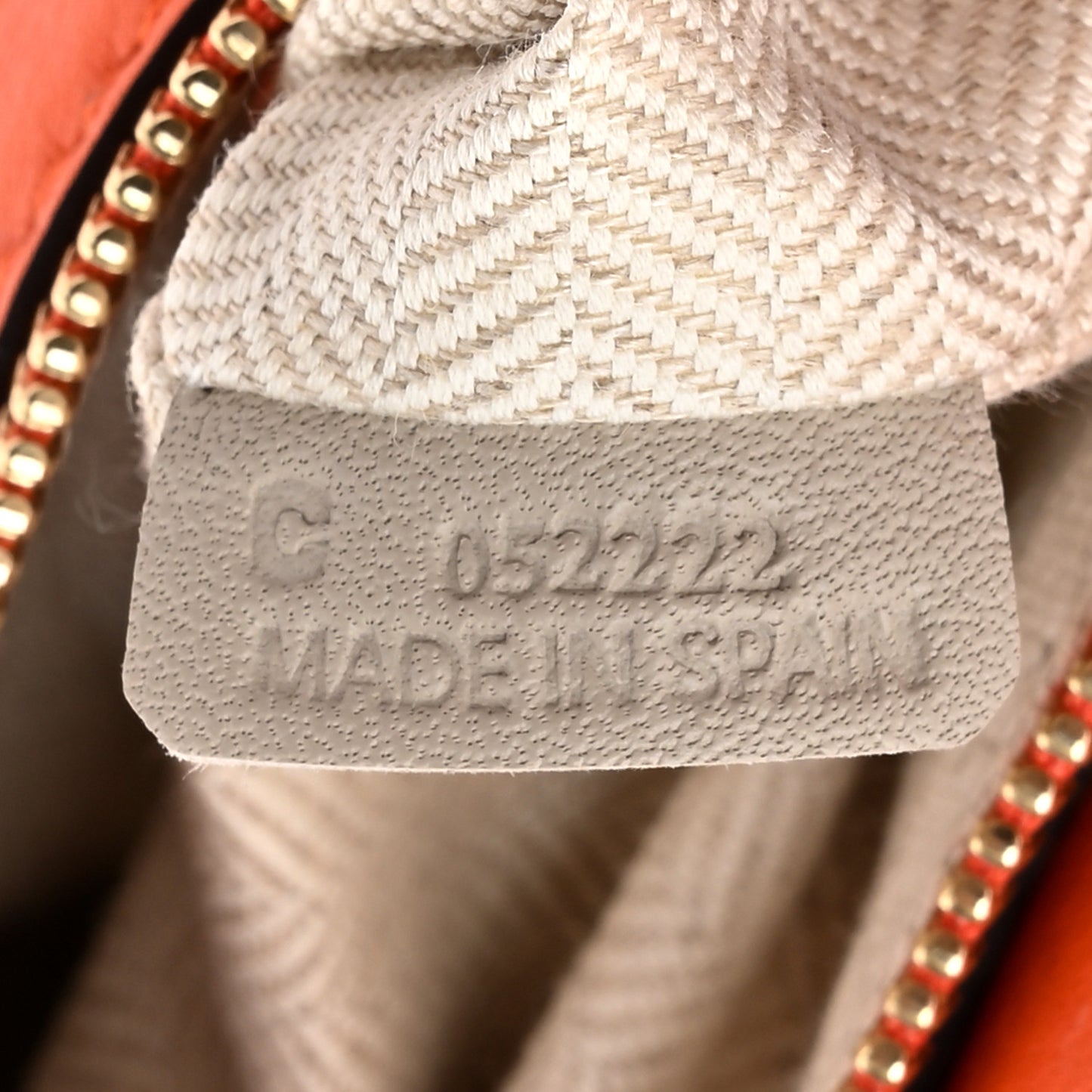 Calfskin Mini Puzzle Bag Orange