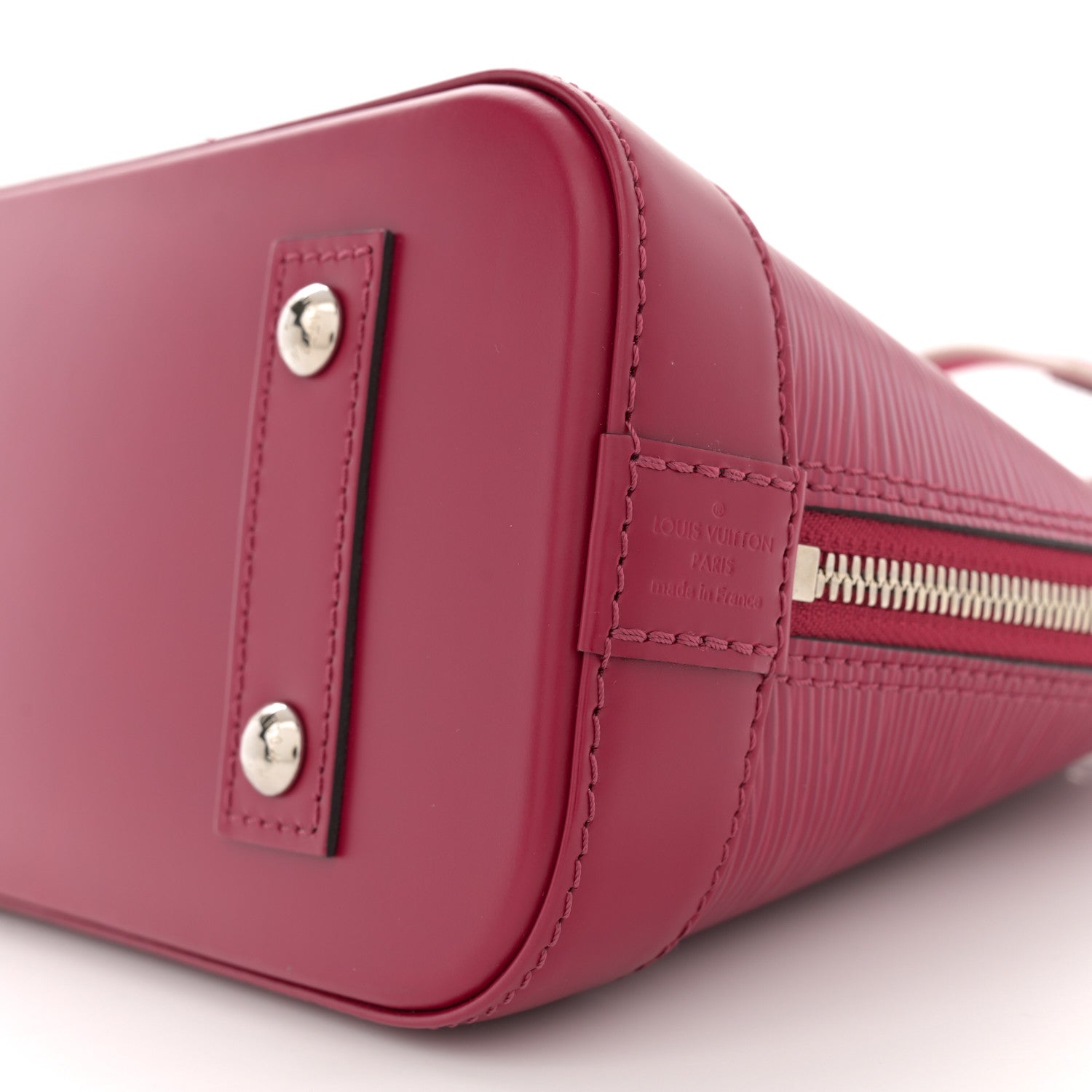 Louis Vuitton Epi Jacquard Alma BB Raspberry 9 of 10