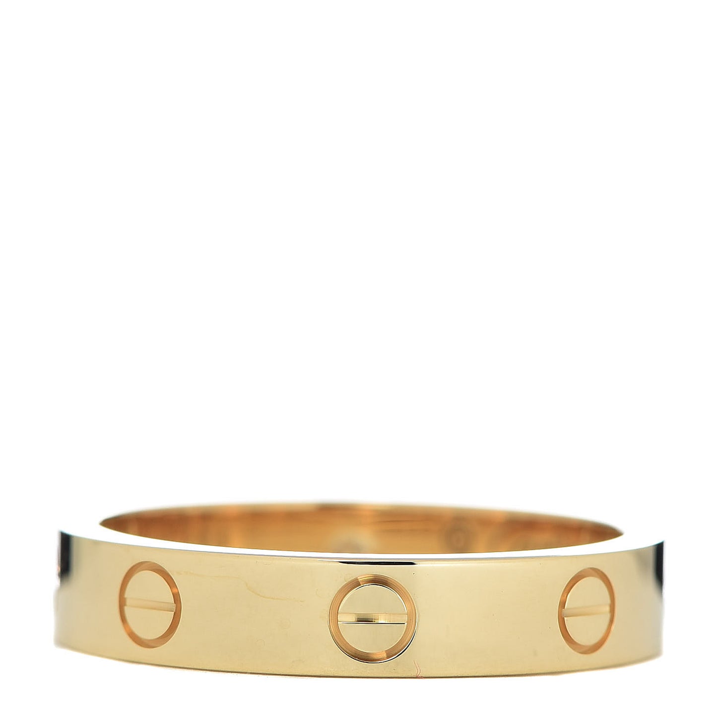18K Yellow Gold Diamond 4mm LOVE Wedding Band Ring 56 7.5