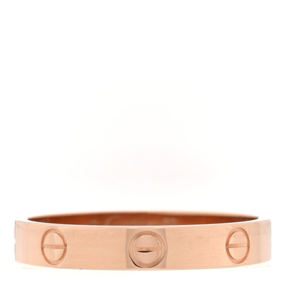 Cartier 18K Pink Gold 3.5mm LOVE Wedding Band Ring 59 8.75 1 of 4