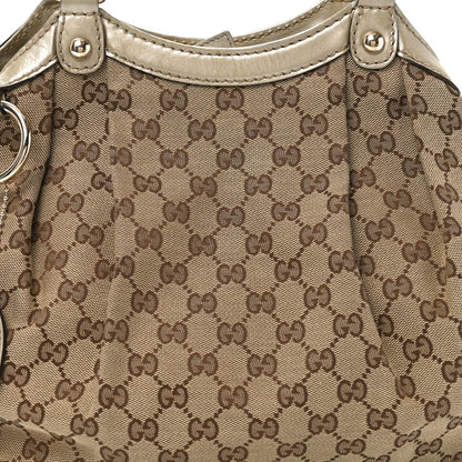Gucci Monogram Medium Sukey Tote Champagne 8 of 10