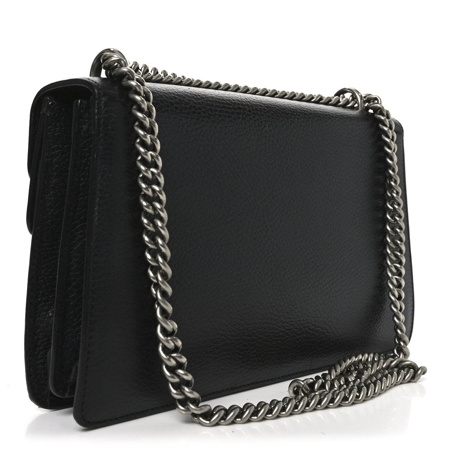 Gucci Pebbled Calfskin Small Dionysus Shoulder Bag Black 3 of 10