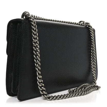 Gucci Pebbled Calfskin Small Dionysus Shoulder Bag Black 3 of 10