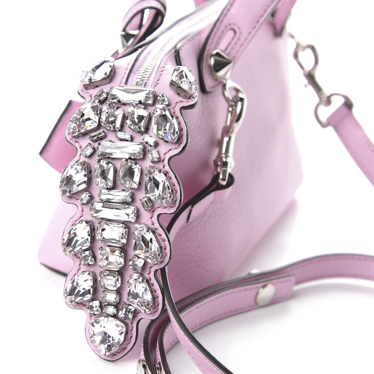 Vitello Dolce Crystal Croc Tail Mini By The Way Boston Bag Lavanda