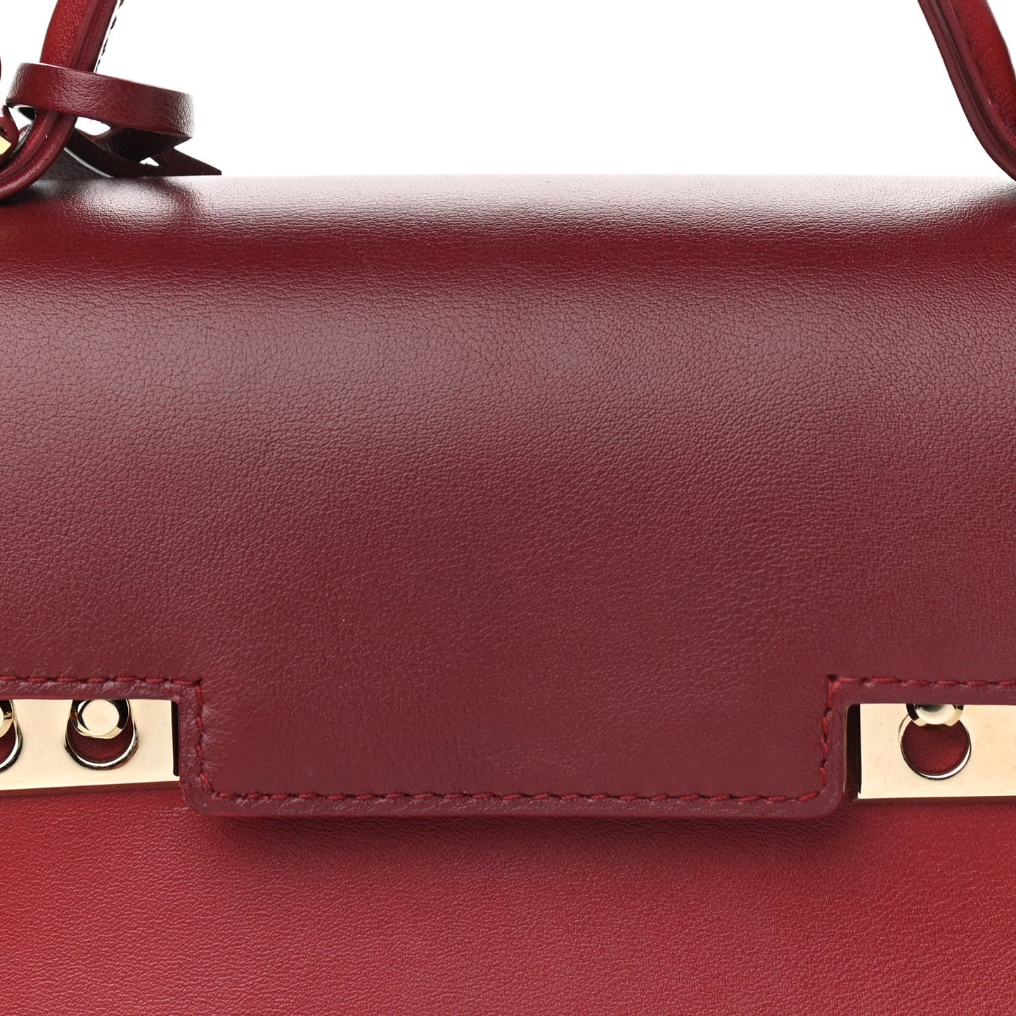 Calfskin Mini Tempete Satchel Red