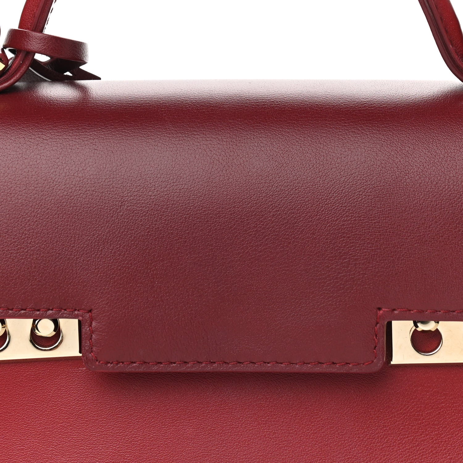 Delvaux Calfskin Mini Tempete Satchel Red 8 of 15
