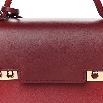 Delvaux Calfskin Mini Tempete Satchel Red 8 of 15