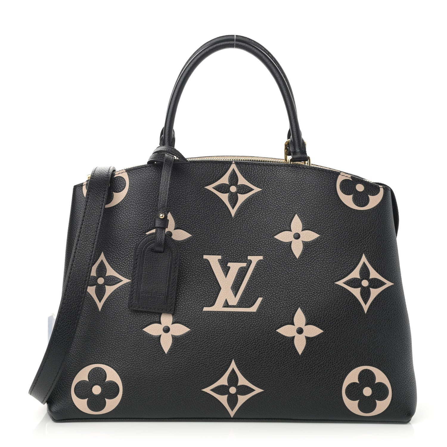 Louis Vuitton Empreinte Monogram Giant Grand Palais Black Beige 1 of 9