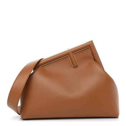 Fendi Shiny Nappa Medium Fendi First Caramello 1 of 10