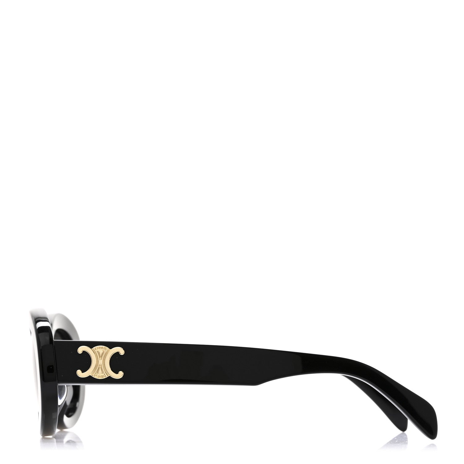 Celine Acetate Triomphe 01 Sunglasses CL 40194U Black 2 of 7