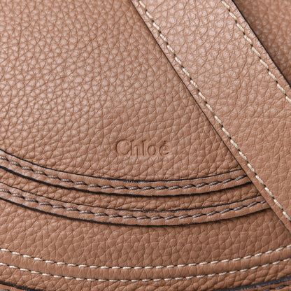 Chloe Calfskin Medium Marcie Round Crossbody Bag Nut 10 of 12