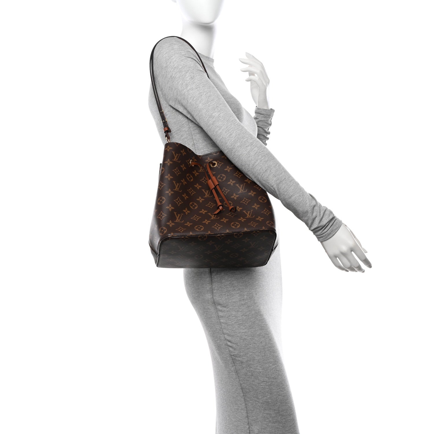 Louis Vuitton Monogram Neonoe MM Caramel 2 of 10