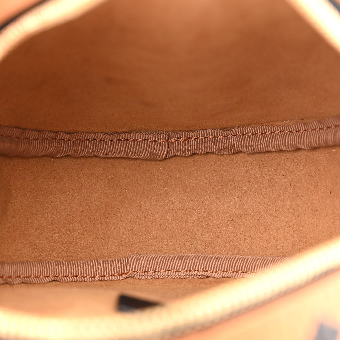Visetos Studded Orkestra Round Crossbody Cognac