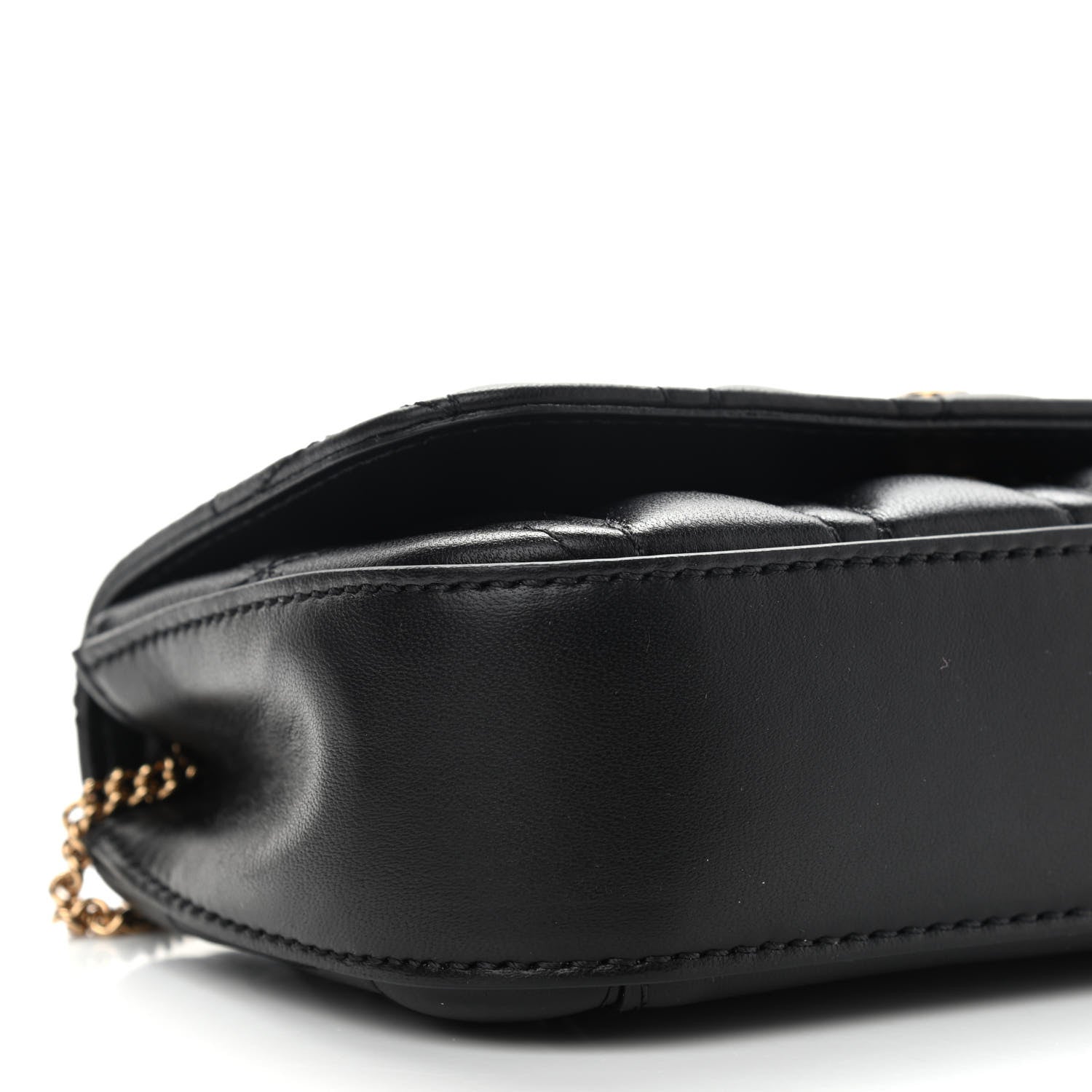 Versace Nappa Quilted Virtus Evening Bag Black 5 of 9