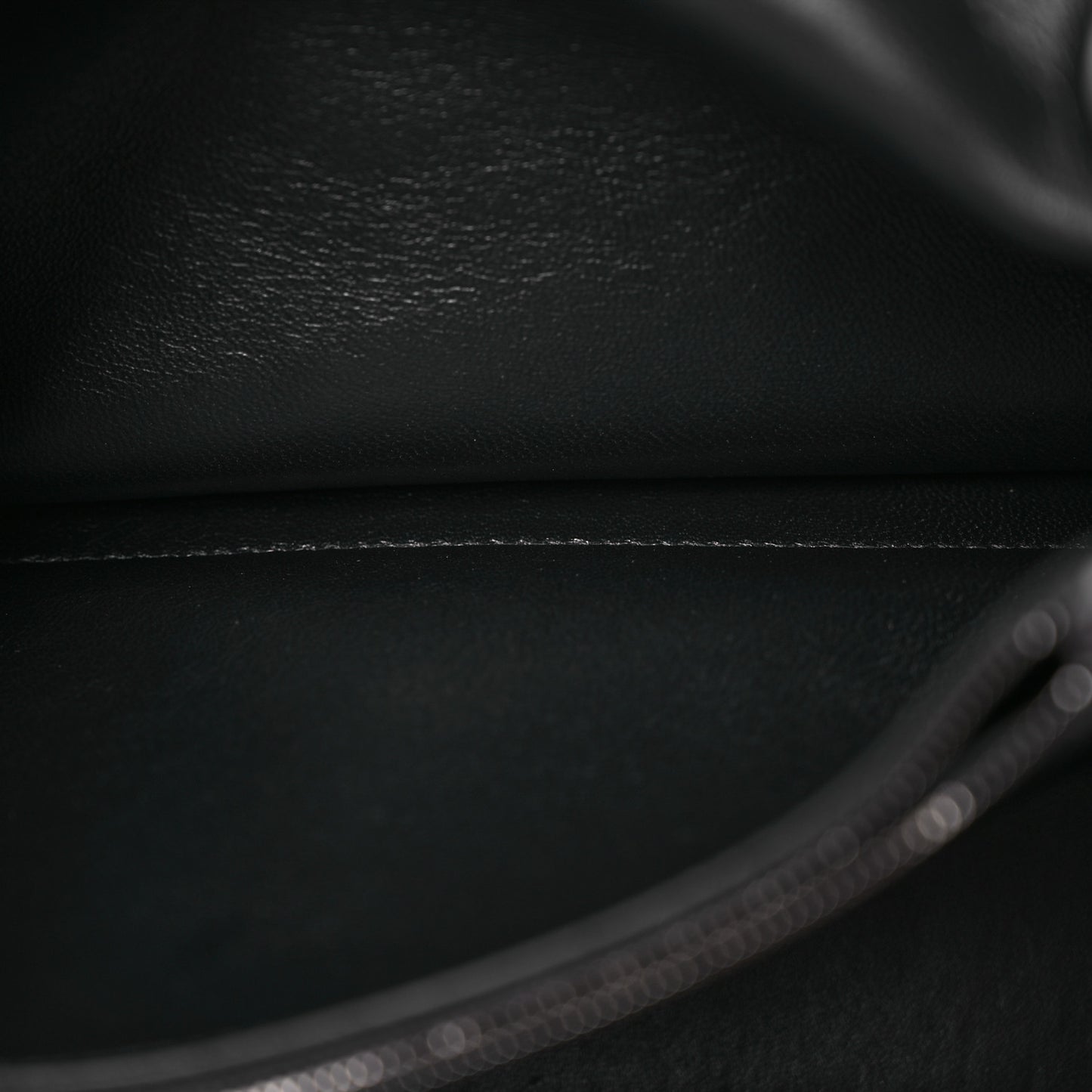 Satin Calfskin Quilted Matte Black Hardware Medium Crush Chain Bag Black