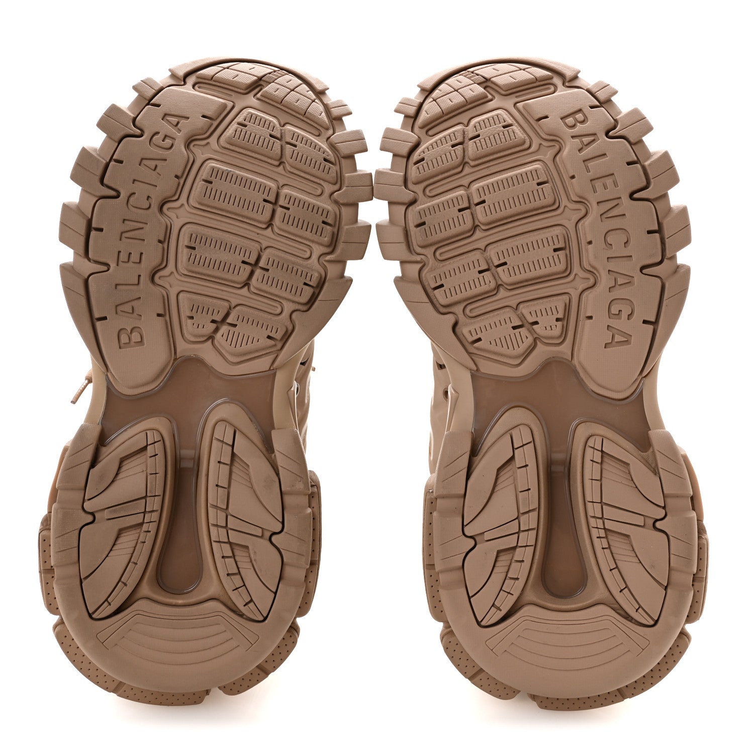 Balenciaga Mesh Rubber Uni-Matte Full Color Womens Track Sneakers 36 Full Beige 6 of 9