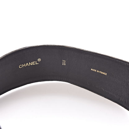 Chanel Jersey CC Wide Belt 70 28 Black 4 of 9