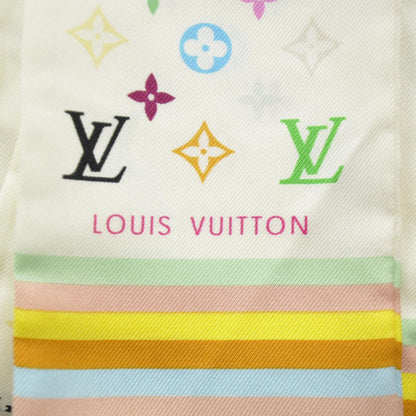 Louis Vuitton Silk Monogram Multicolor Bandeau White 4 of 5