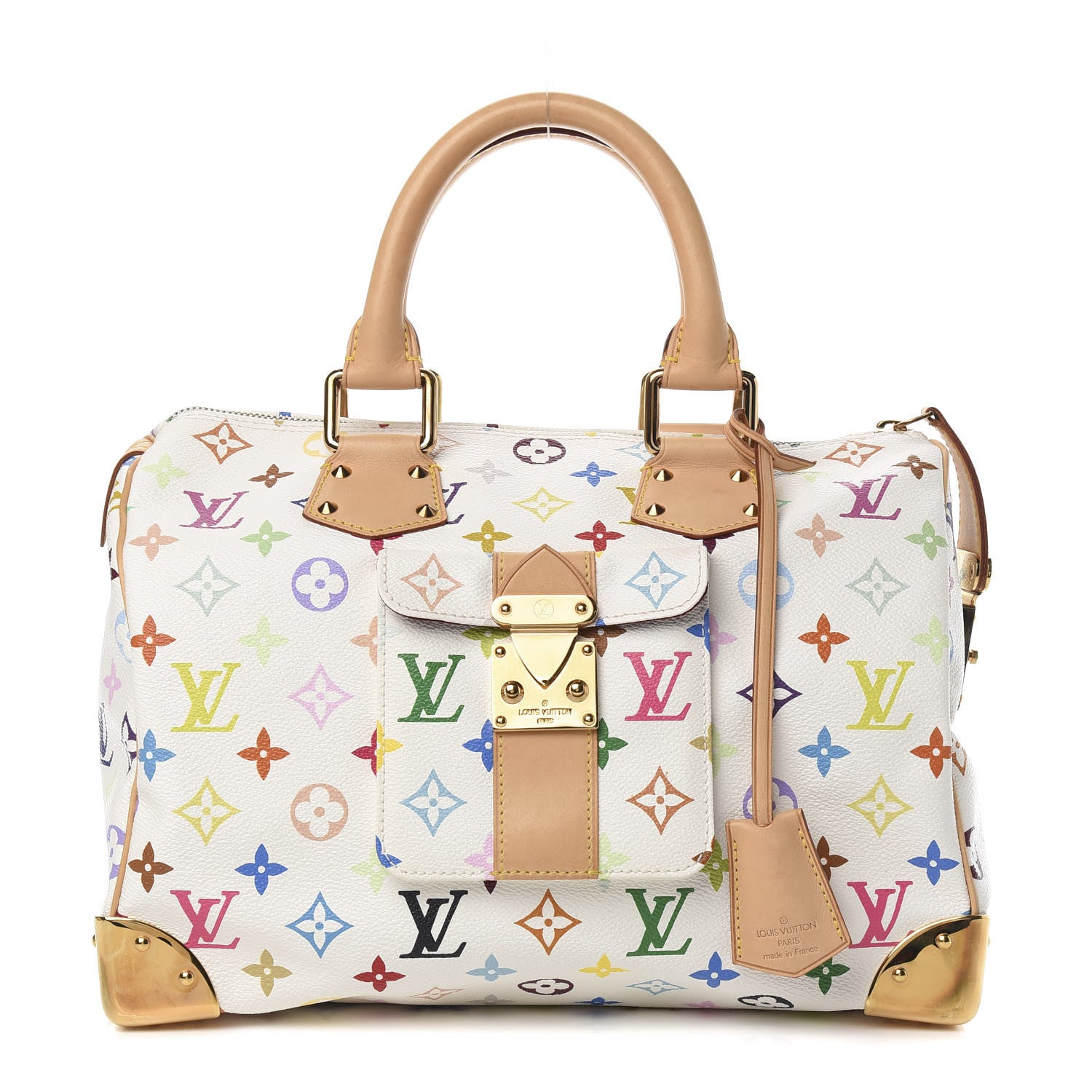 Louis Vuitton Monogram Multicolor Speedy 30 White 1 of 13