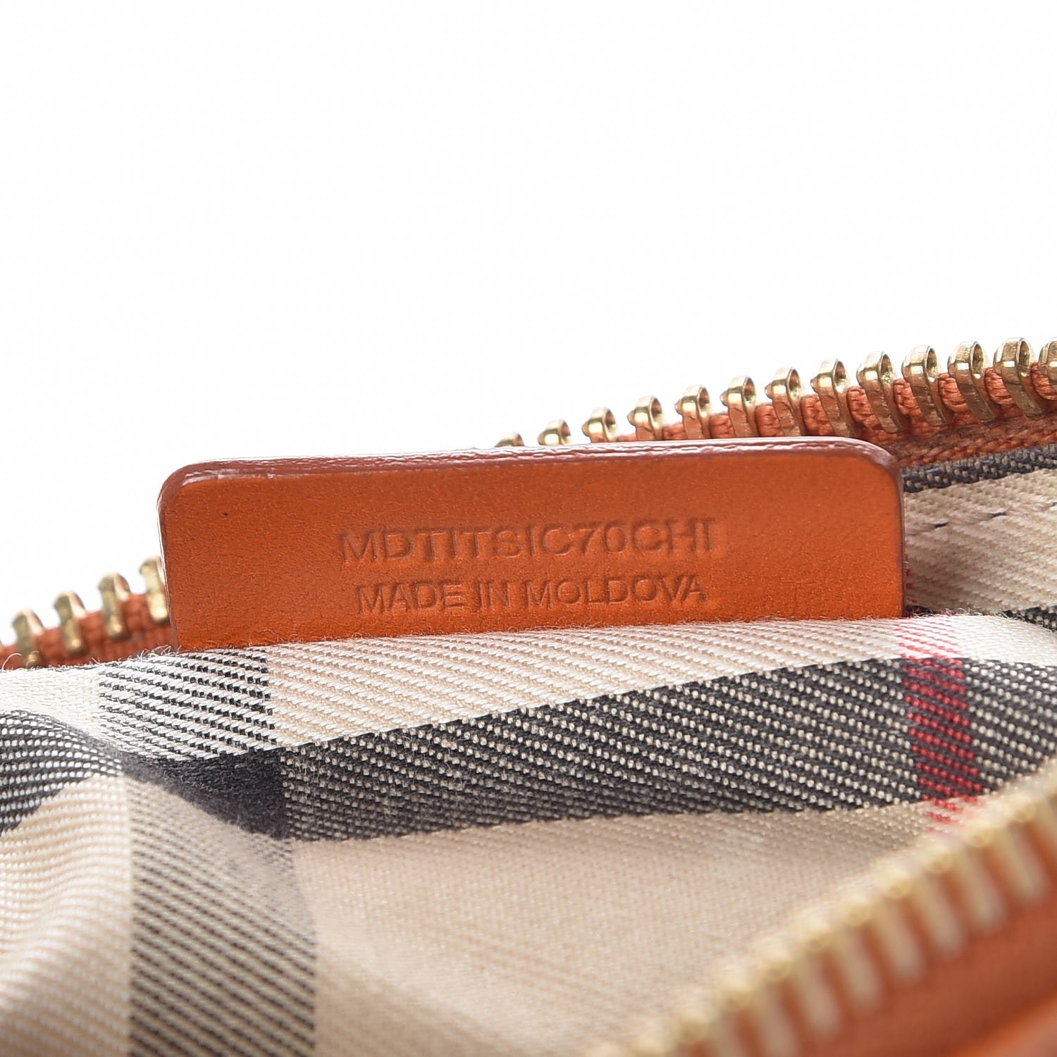 Burberry Signature Grain Calfskin Tassel Peyton Crossbody Clutch Bag Orange 7 of 17