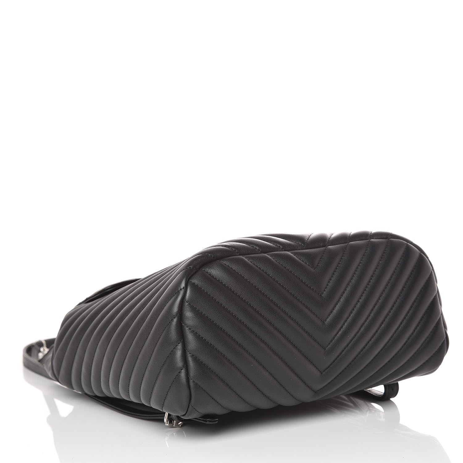 Chanel Calfskin Chevron Quilted Large Urban Spirit Backpack Black 4 of 10