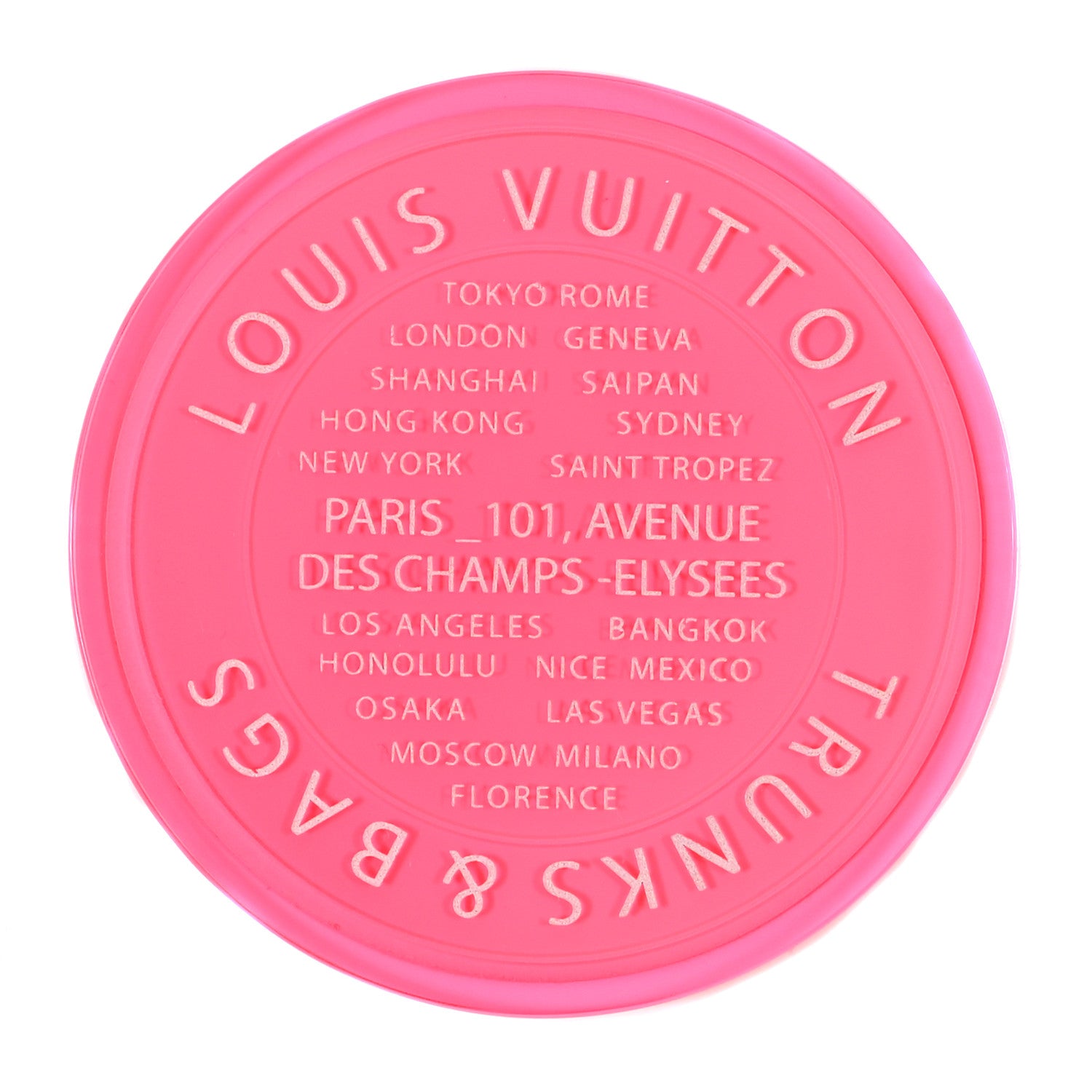Louis Vuitton Monogram Fluo Plexiglass Coasters Set of 6 Multicolor 5 of 7