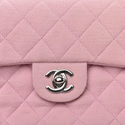 Chanel Jersey Quilted Mini Square Flap Pink 10 of 12