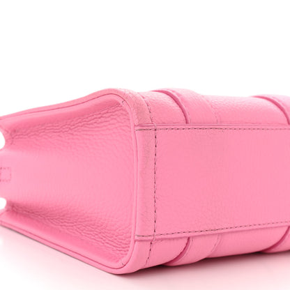 Marc Jacobs Grained Calfskin Mini The Tote Bag Petal Pink 8 of 11