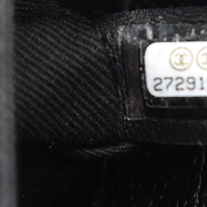 Chanel Grained Calfskin Stitched Flap Black 9 of 10