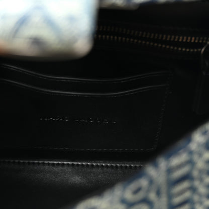 Marc Jacobs Sun Faded Denim Monogram The St Marc Mini Top Handle Bag Blue 6 of 10