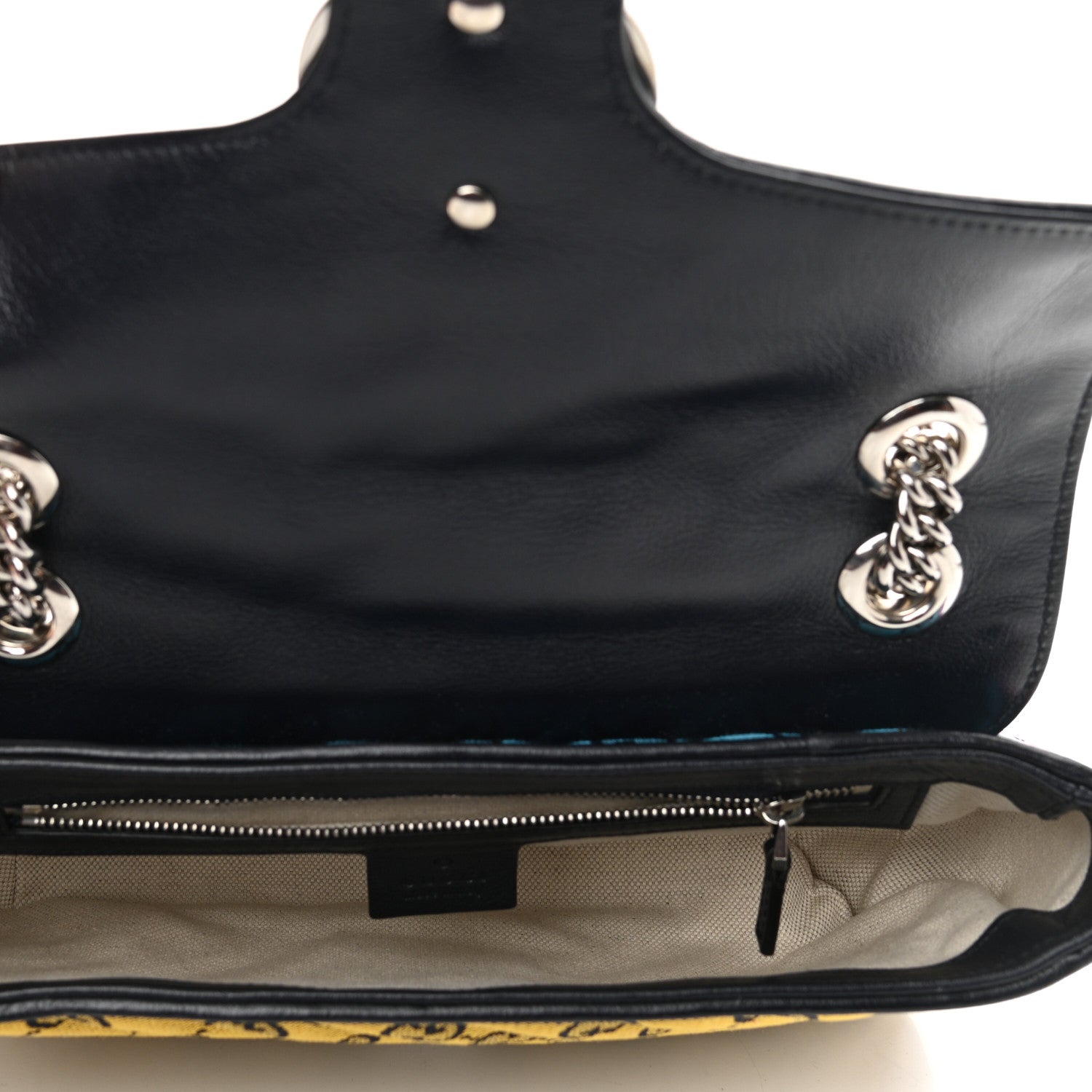 Gucci Monogram Multicolor Matelasse Diagonal Small GG Marmont Shoulder Bag Green Blue Yellow Light Blue Pink 4 of 9