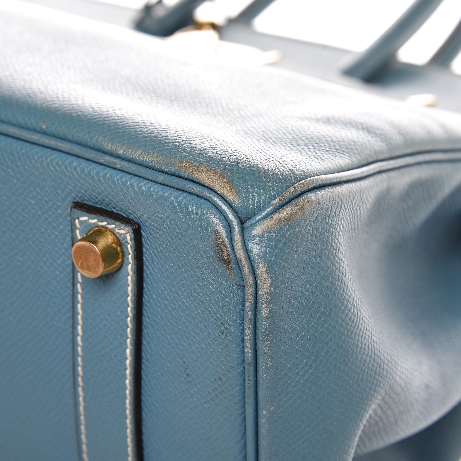 Hermes Epsom Birkin 35 Blue Jean 39 of 43