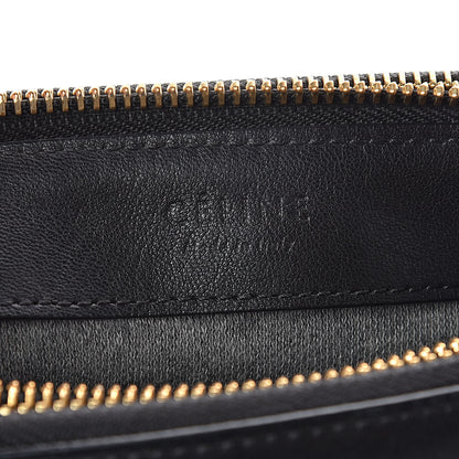 Celine Lambskin Large Trio Crossbody Bag Black 6 of 11