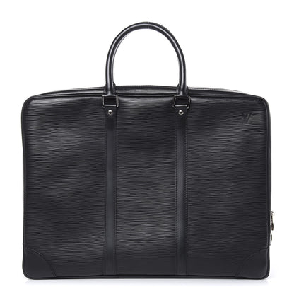 Louis Vuitton Epi Porte-Documents Voyage Briefcase Black 1 of 14