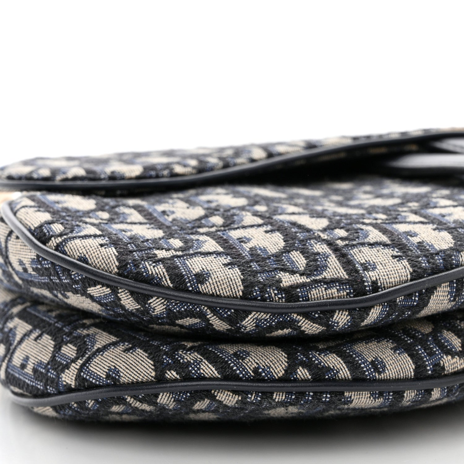 Christian Dior CHRISTIAN DIOR Oblique Saddle Bag Blue 9 of 11